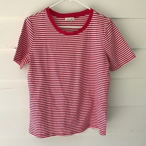 Ella moss striped T-shirt